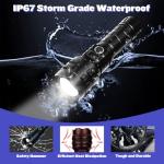 Rechargeable Super Bright High Lumens Flashlight