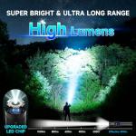 Rechargeable Tactical Flashlights - Super Bright 4-Pack