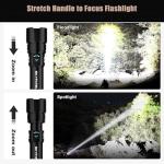 High Lumens Rechargeable Tactical Flashlight for Outdoors