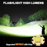 Super Bright Rechargeable 5500 Lumens Tactical Flashlight