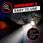 GearLight TAC LED Flashlight Pack - 2 Bright Tactical Lights