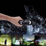BERCOL 90,000 Lumen Rechargeable Waterproof Flashlight