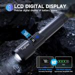 Rechargeable Tactical Flashlights - Super Bright 4-Pack