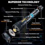 Super Bright Rechargeable 5500 Lumens Tactical Flashlight