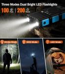 Power Bank with Crank, Solar, Flashlights & Cables