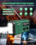 Solar Hand Crank Emergency Radio with Charger