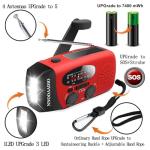 Solar Hand Crank Emergency Weather Radio & Charger