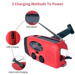 Solar Hand Crank Emergency Radio with Charger