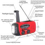 Solar Hand Crank Emergency Weather Radio & Charger