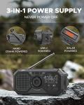 Portable Emergency Weather Radio with SOS Alarm