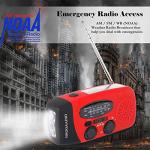 Solar Hand Crank Emergency Weather Radio & Charger
