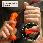 Thrive 104-Piece Car Emergency Kit in Red Bag