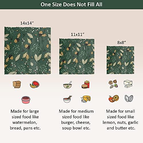Eco-Friendly Kitchen Set with Wraps, Lids & Bags