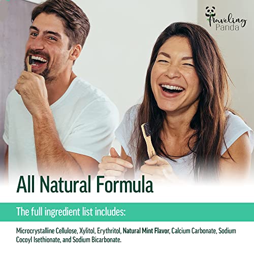 Charcoal Whitening Toothpaste Tablets for Travel