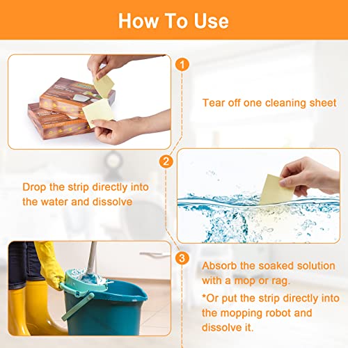 Eco-Friendly Floor Cleaning Sheets - 60 sheets