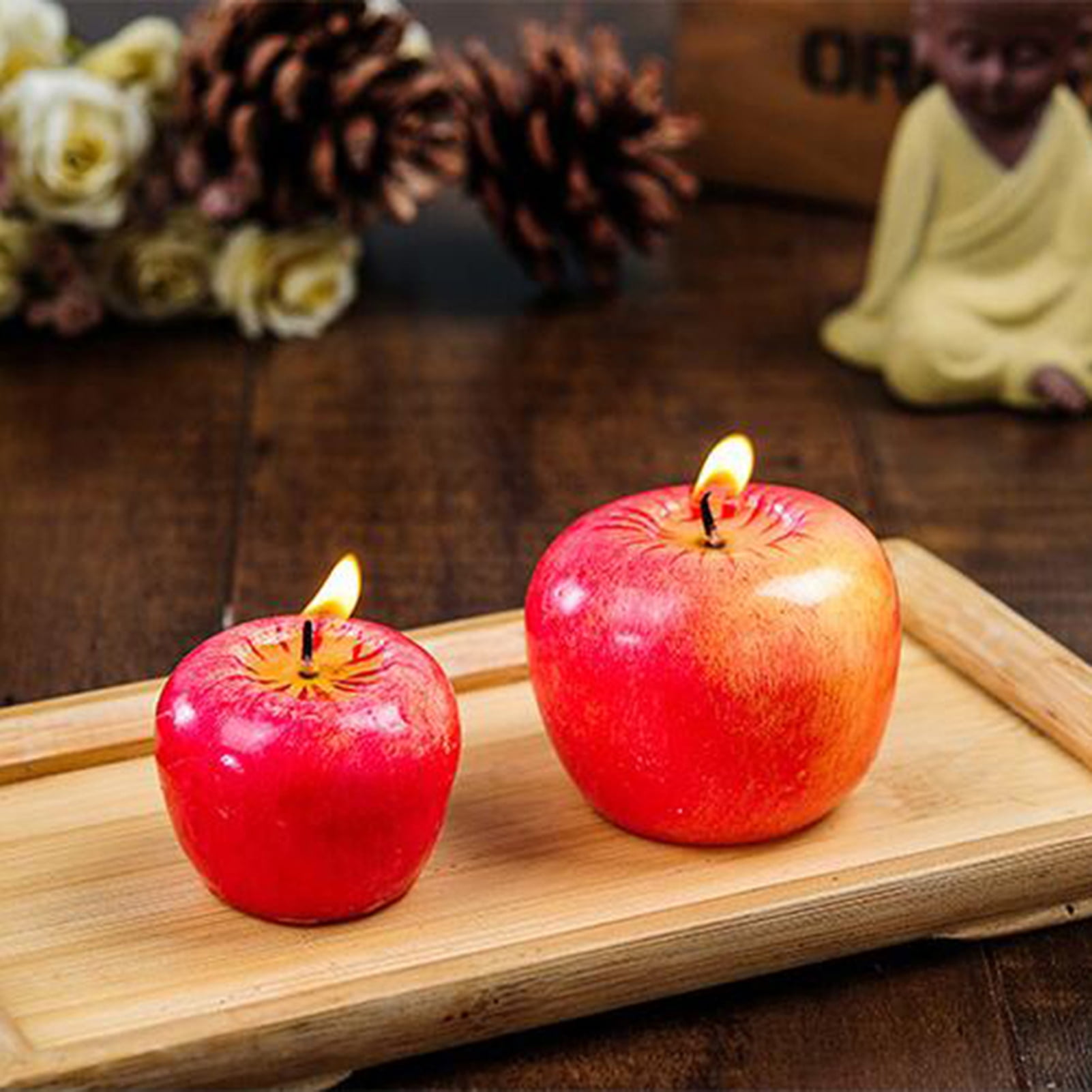 Auspicious Eco-Friendly Fruit Candle for Air Purification