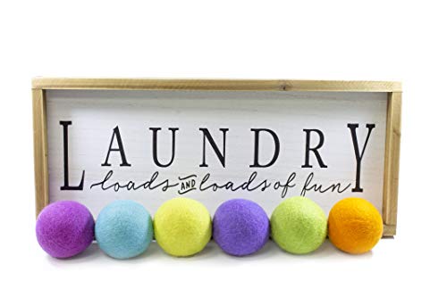 Rainbow Blast Wool Dryer Balls - Eco Friendly