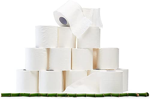 16 Double Rolls of Eco-Friendly Bamboo Toilet Paper