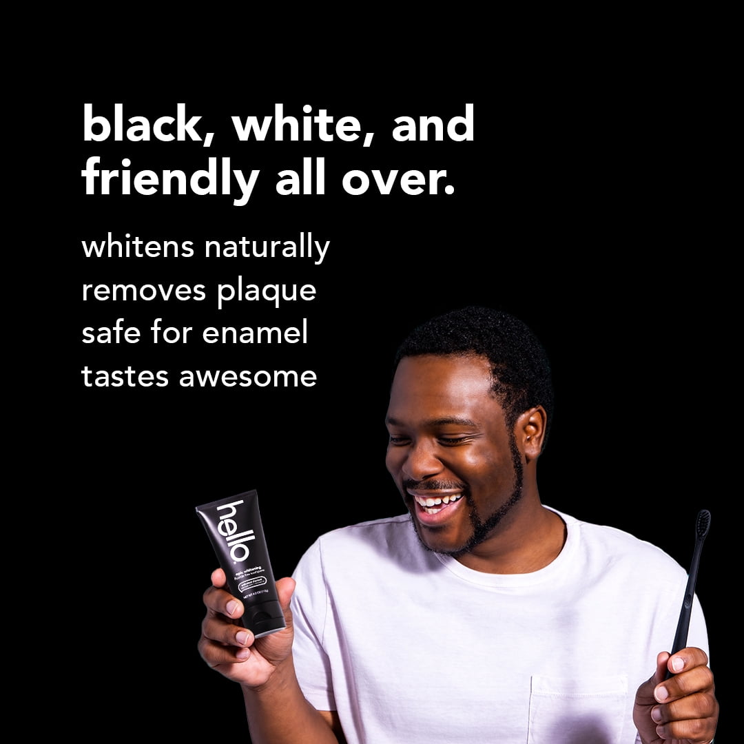 Eco-friendly whitening toothpaste with charcoal & coconut