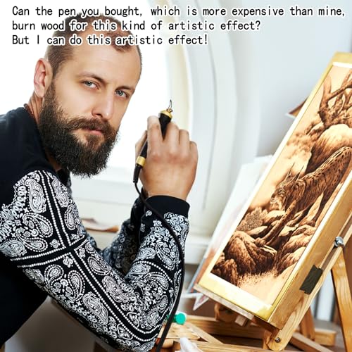 Pyrography Wood Burning Kit with Dual Pens