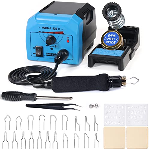 Adjustable Temperature Wood Burning Kit with Accessories