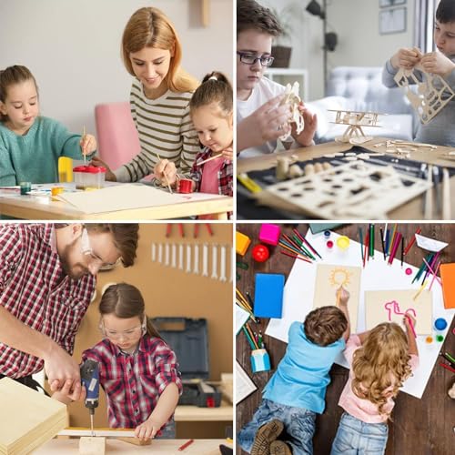 25 Pcs Unfinished Basswood Sheets for Crafts