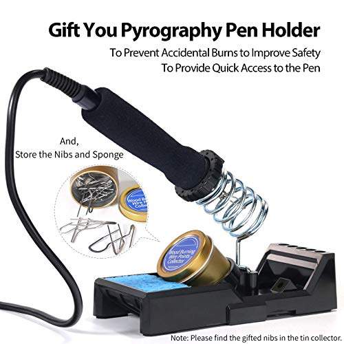 Adjustable Temperature Wood Burning Kit with Accessories