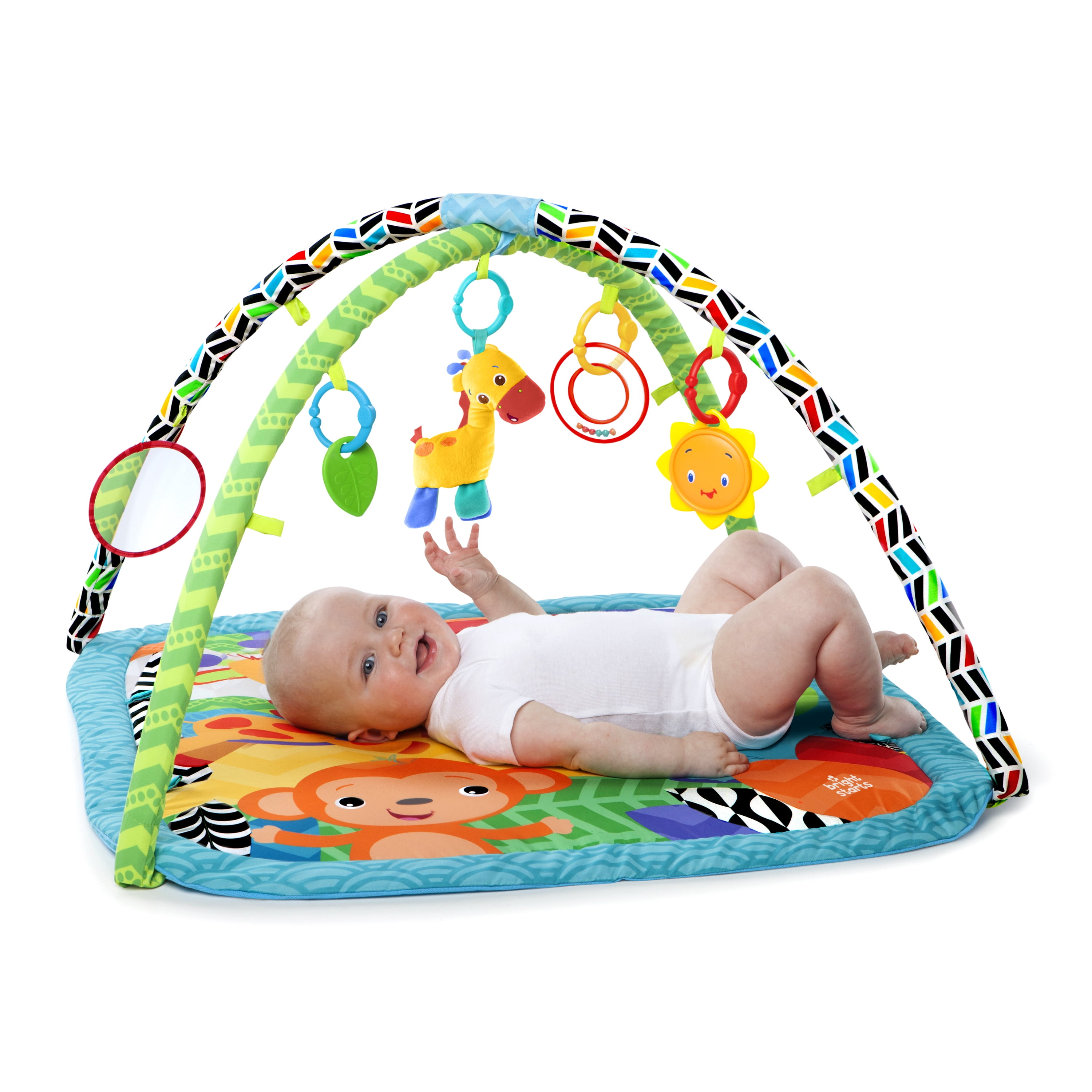 Bright Starts Zippy Zoo Baby Play Gym Mat