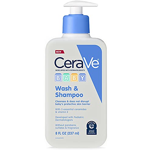 CeraVe Baby Wash & Shampoo, 8 Ounces