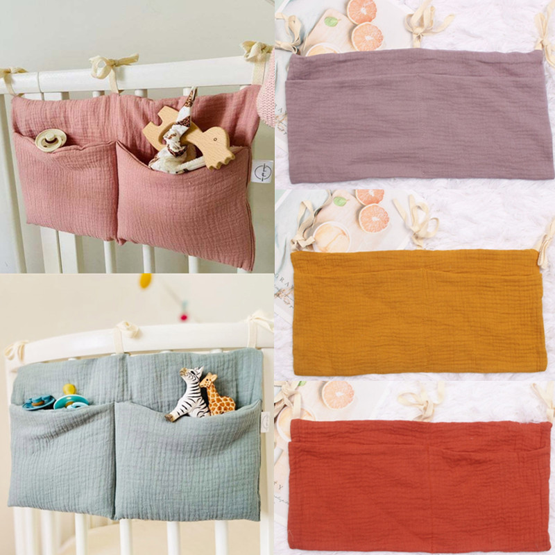 Portable Baby Crib Organizer with Storage Bag
