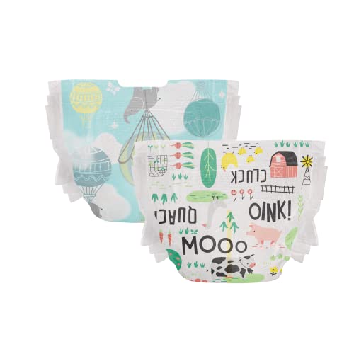 The Honest Company Club Box, 80 Count Pandas Print