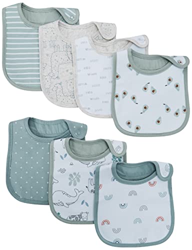 Carter's 7-Pack Teething Bibs: Cute Designs
