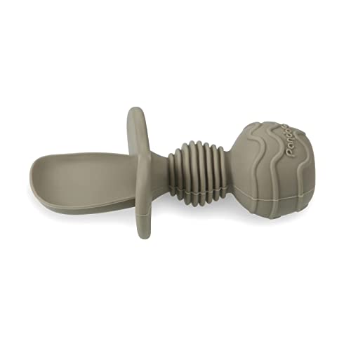 PandaEar Silicone Baby Spoon and Fork Set