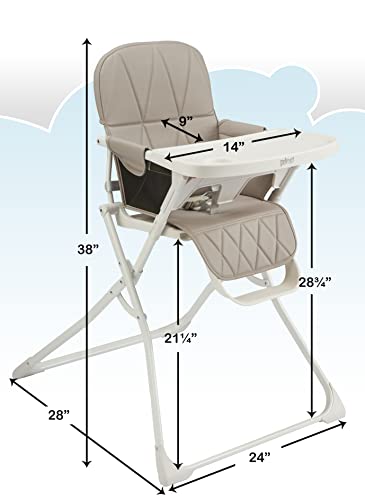 Primo PopUp Folding High Chair - Compact Size