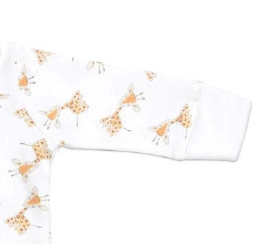 Organic Giraffe Baby Pajamas for Newborns