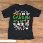 Gardening Dog Lover Organic T-Shirt Gift