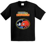 Sonic and Knuckles Vintage Christmas T-Shirt