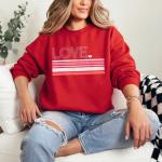 Retro Love Long Sleeve Tee, Sweatshirt, Hoodie