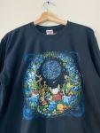 90's Vintage Galaxy Wizard Nature Art Sweatshirt