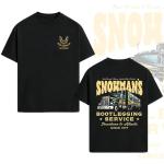 Retro Snowman Bootlegging Service Hoodie