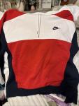 Retro Nike Hoodie in Red, White, Blue