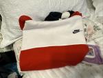 Retro Nike Hoodie in Red, White, Blue