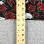 Skull and Roses Punk Rock Short Sleeve Hoodie