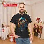 Owl Hoodie Street Art Graphic T-Shirt