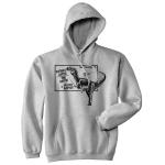 Funny Dinosaur Velociraptor Hoodie for Nerdy Science Fans