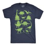 Funny Dino Snack Graphic Tee for Men