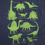 Funny Dino Snack Graphic Tee for Men