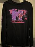 MTV Men's Long Sleeve Tee with Logo