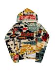 Men's Vintage Graphic Hoodie with Funky Print