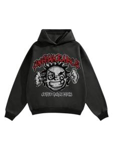 Men's Retro Y2K Graphic Hoodie Sweatshirt